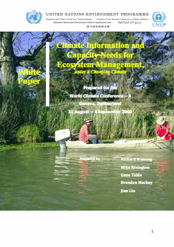 The need for climate information to support ecosystem management: World Climate Conference 3 White Paper